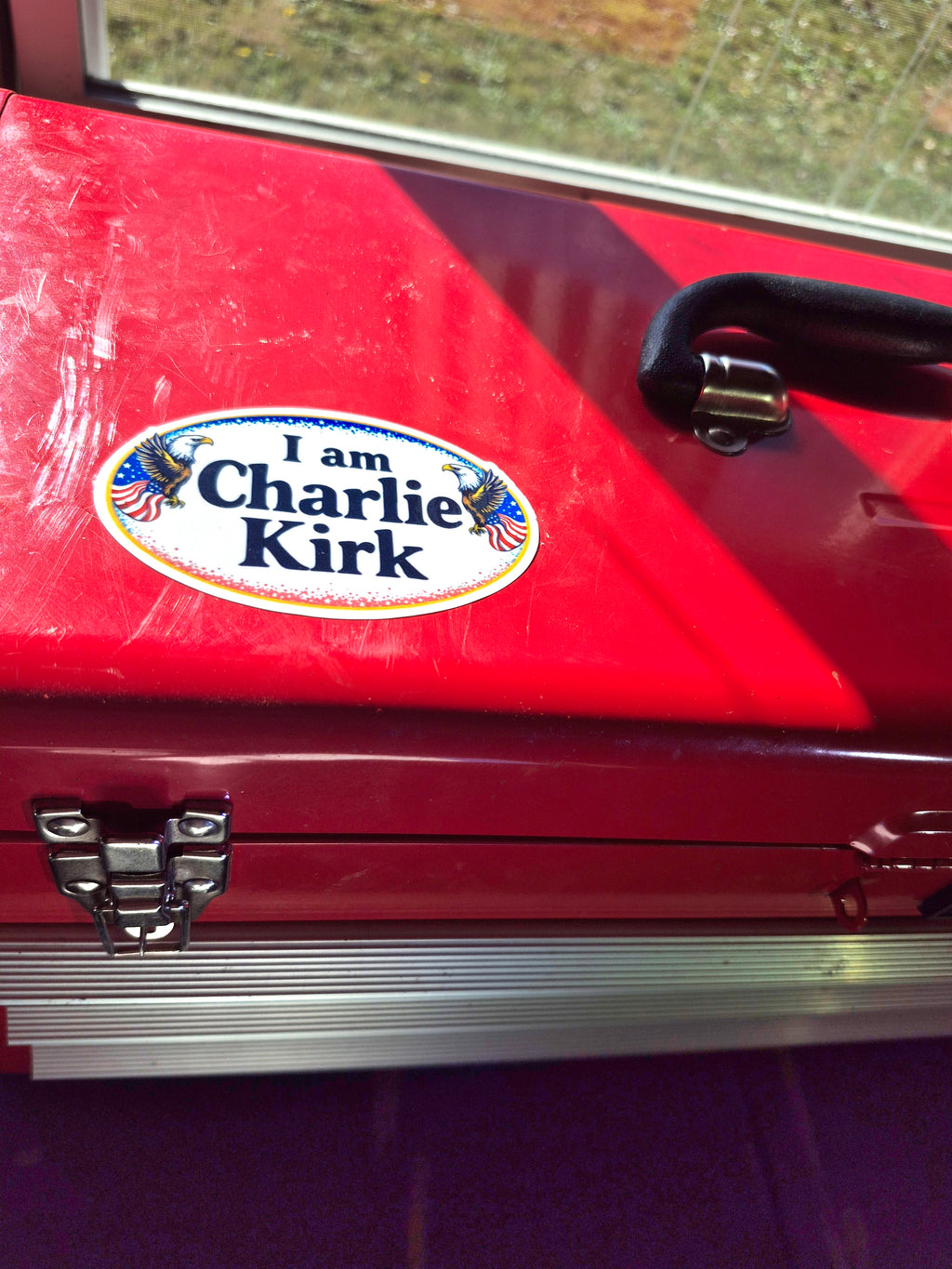 I Am Charlie Kirk Vinyl Sticker