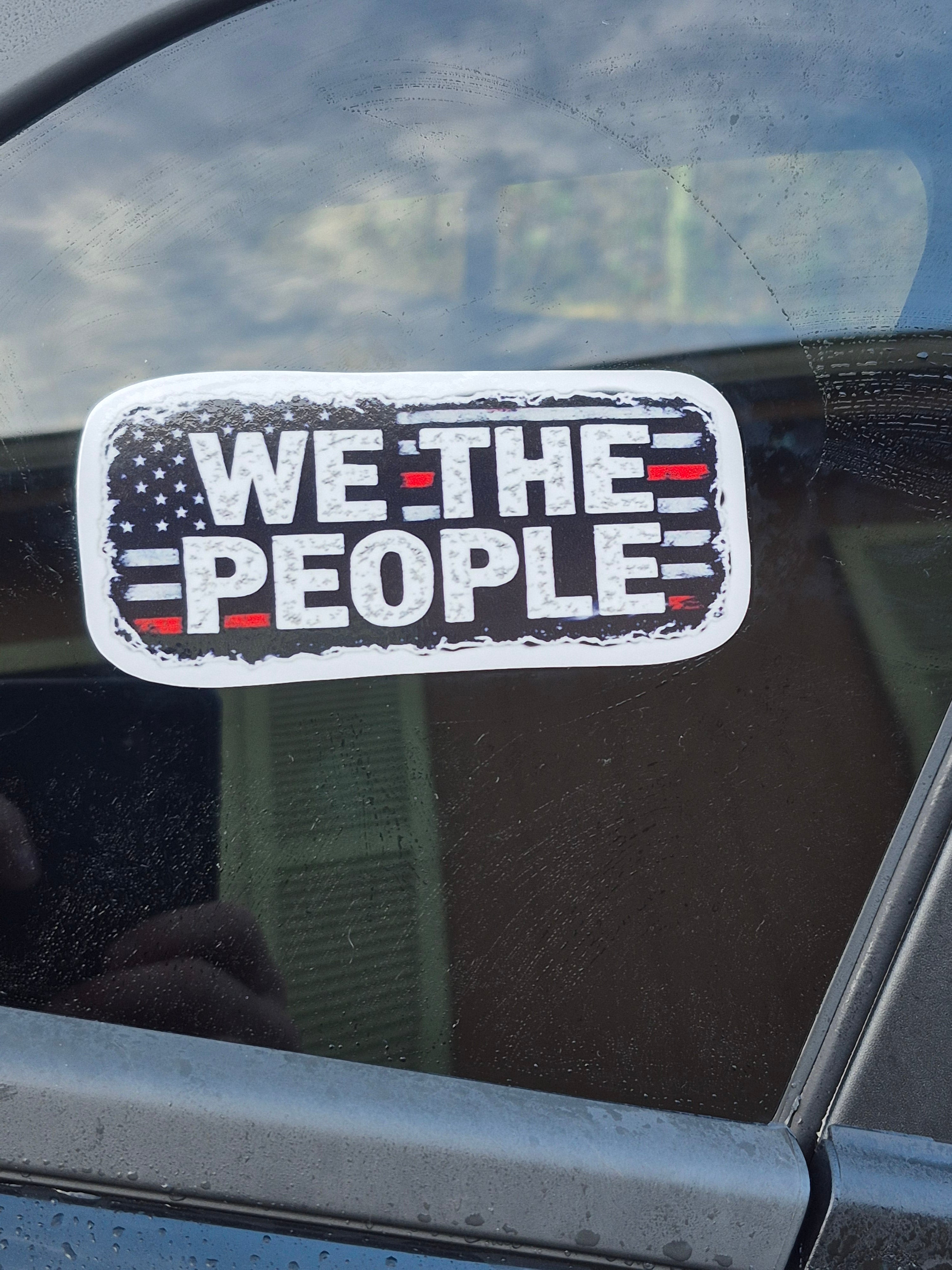 We The People Vinyl Sticker