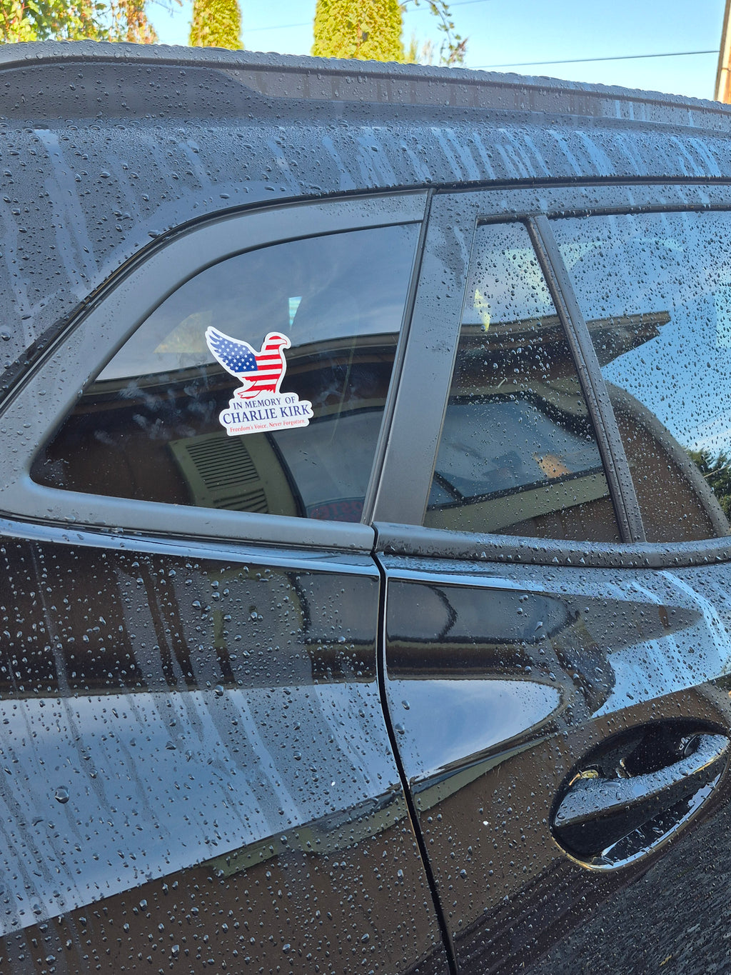 In Memory of Charlie Kirk Vinyl Sticker