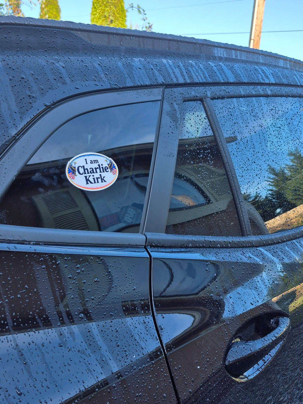 I Am Charlie Kirk Vinyl Sticker