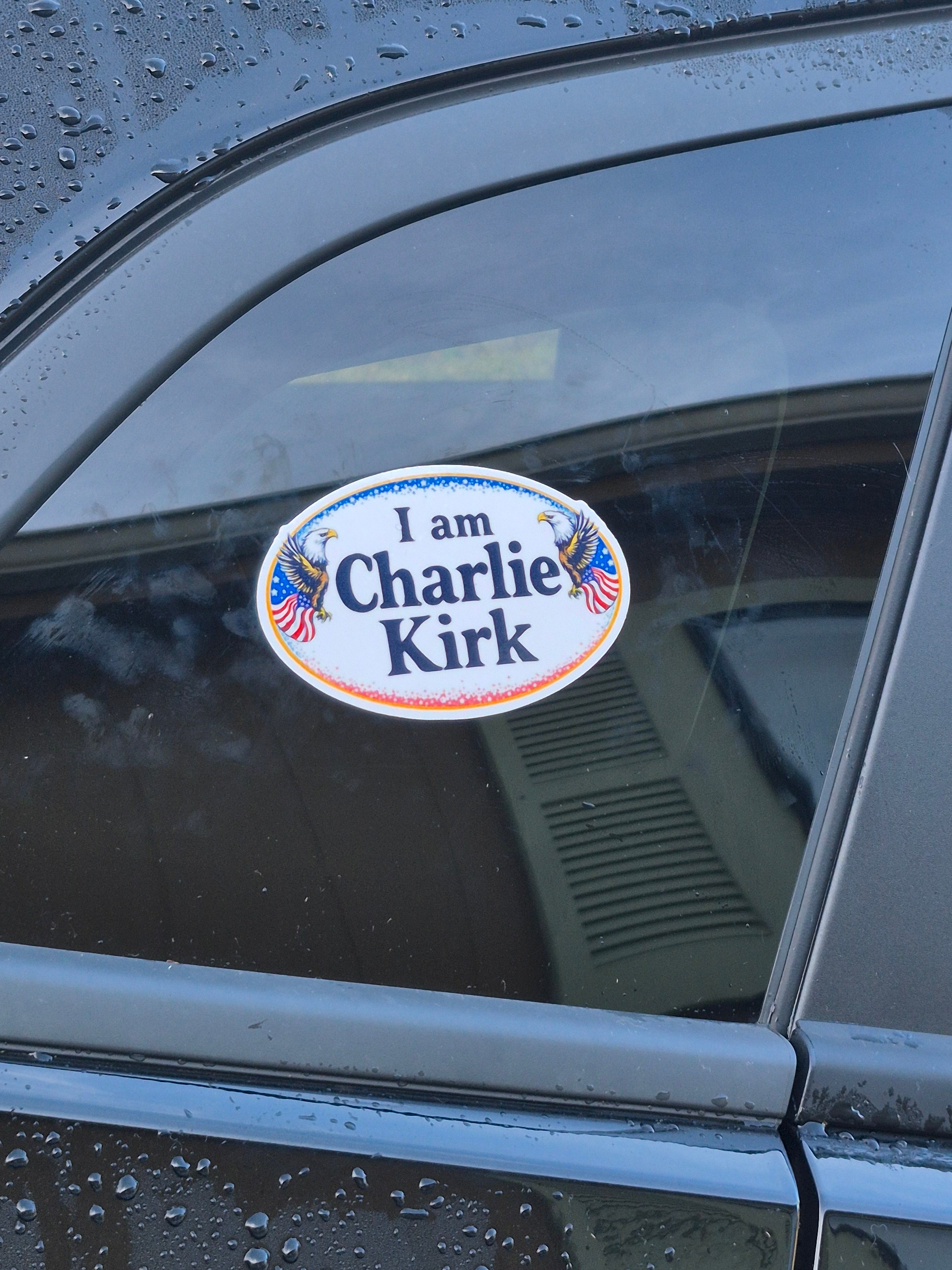 I Am Charlie Kirk Vinyl Sticker