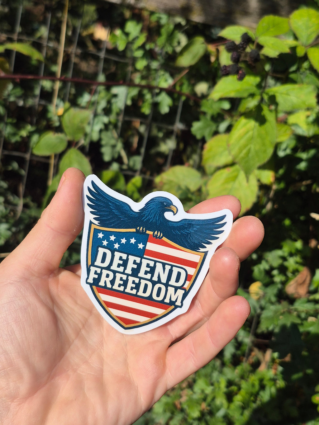 Defend Freedom Vinyl Sticker