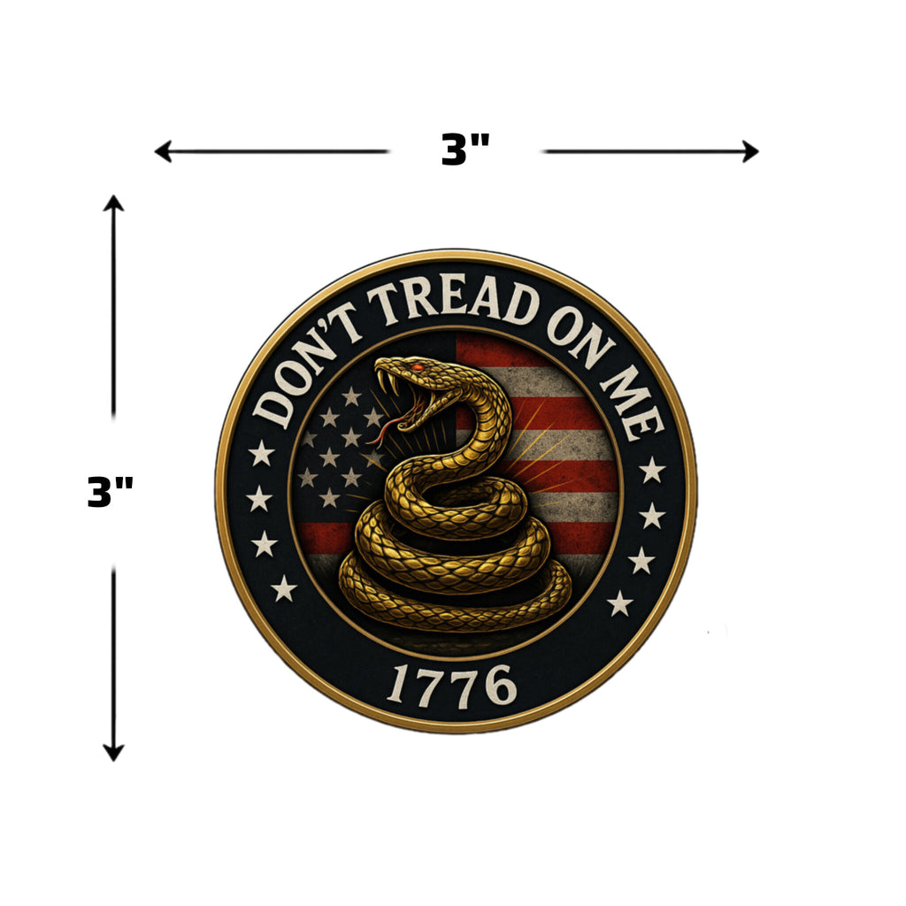 Don’t Tread On Me 1776 Vinyl Sticker