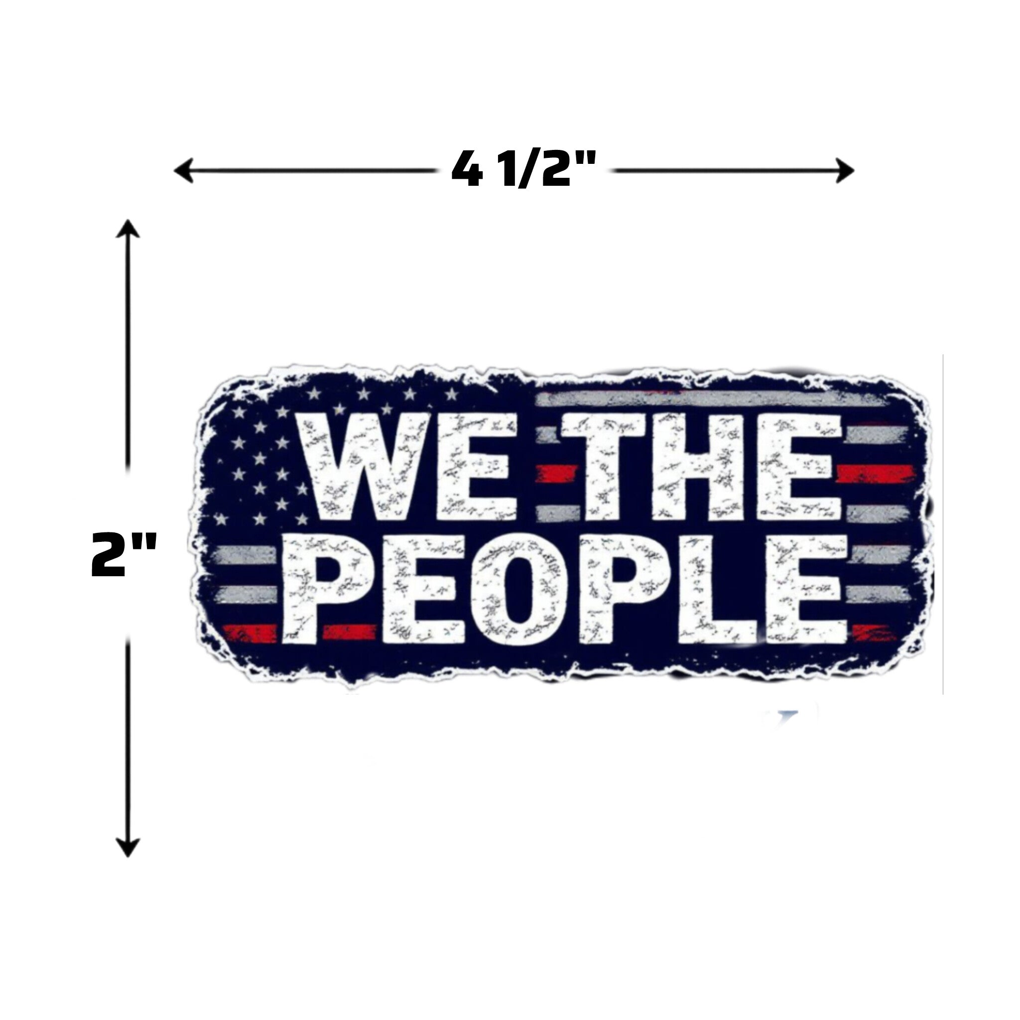 We The People Vinyl Sticker
