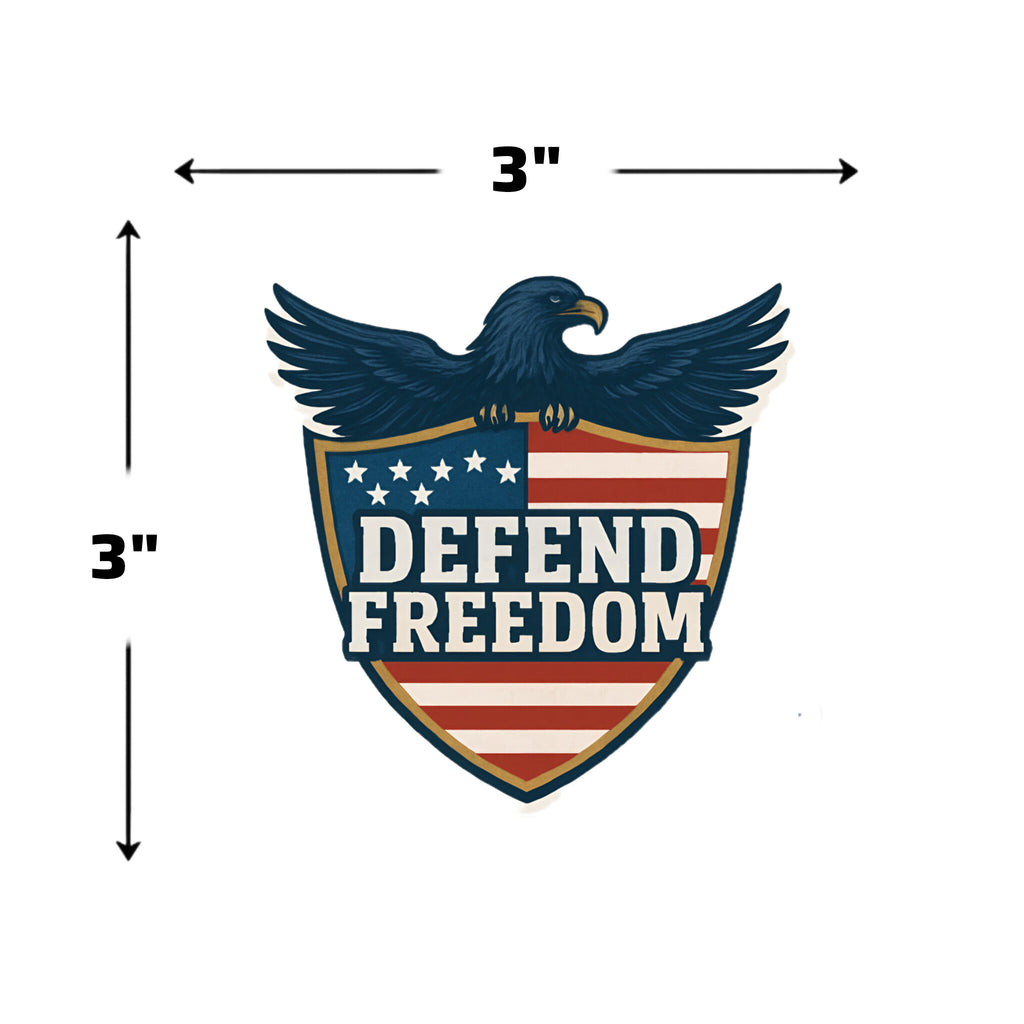Defend Freedom Vinyl Sticker
